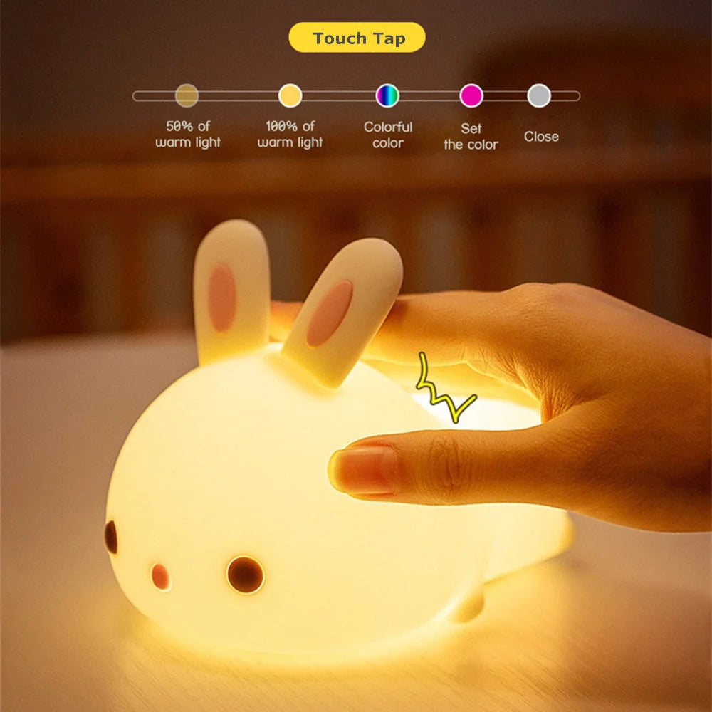 Touch Bunny Night Light